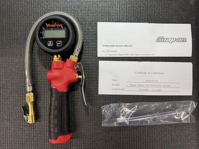 #ad *NEW* Snap On Digital Tire Inflator with Pressure Gauge TPGDL2000 New In Box $229.99