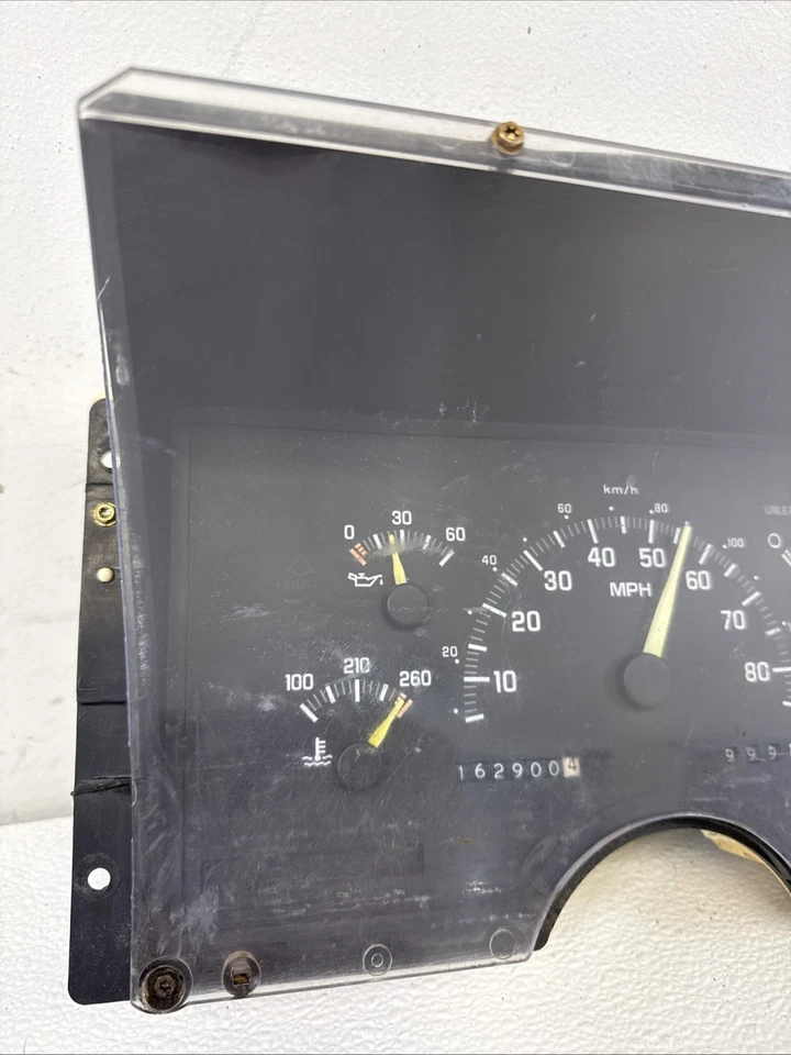 Оригинальная приборная панель спидометра 92-93 Chevy C1500 C2500 C3500 16140015 - Изображение 3 из 4