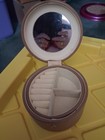 Travel Jewerly Box Round Tan — photo 3