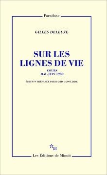 Sur les lignes de vie: Cours mai - juin 1980 von De... | Buch | Zustand sehr gut
