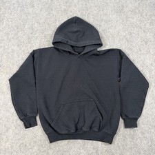 Gildan Heavy Blend Pullover Long Sleeve Hoodie Fit Youth Boy's Size Medium Black