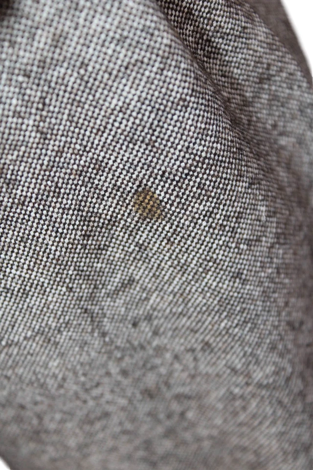 Pantalones de mujer Escada mezcla de lana tiro alto plisados pierna recta marrón talla 44 Foto 4 de 4