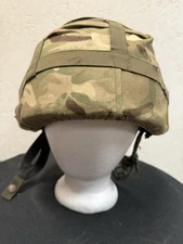 British UK Army MTP Camouflage GS Mk6 Helmet W/ Cover SAS SBS - LARGE