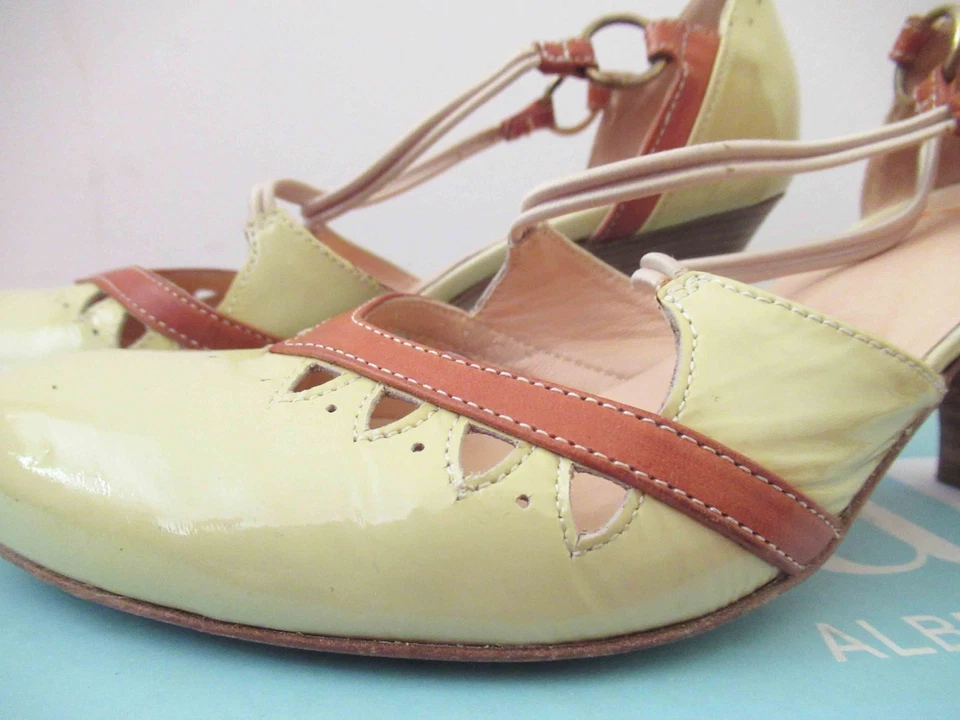 Zapatos de salón Alberto Fermani charol estilo Mary Jane 37 como nuevos Foto 3 de 4