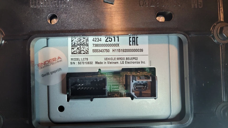 Opel Astra K 2015-2021 Display Bildschirm mit Bedieneinheit Geprüft 1A Zustand - Bild 4 von 4