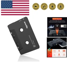 Car Audio Bluetooth Wireless Cassette Receiver, Tape Player Bluetooth 5.0 Cas...