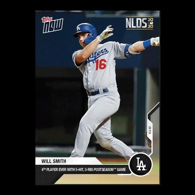 Will Smith - 2020 MLB Topps Now Card 393 - Print Run: 440 Los Angeles Dodgers