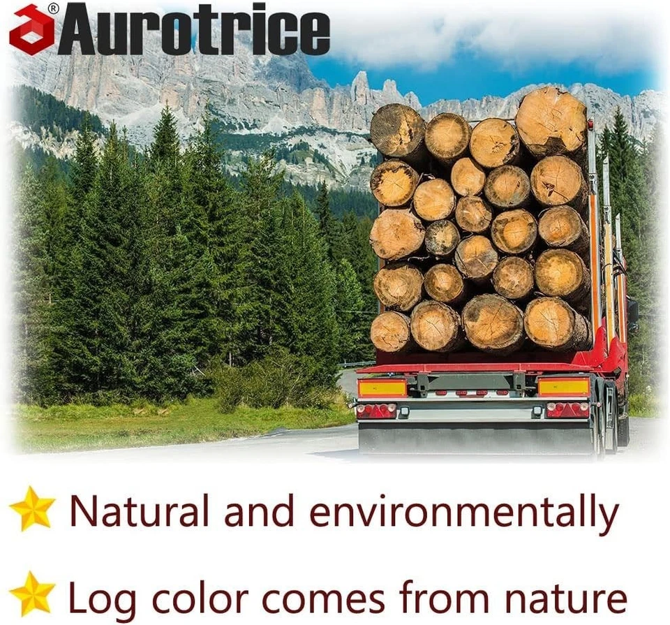 Nest of 3 Rustic Oak Wood Side End Tables Coffee Lamp Set Rectangular Easy Assem - Image 3 of 4