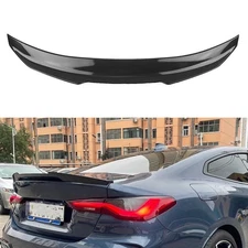 Fit For BMW G24 4 Series M4 21-24 PSM Carbon Fiber Style Rear Trunk Spoiler Lip
