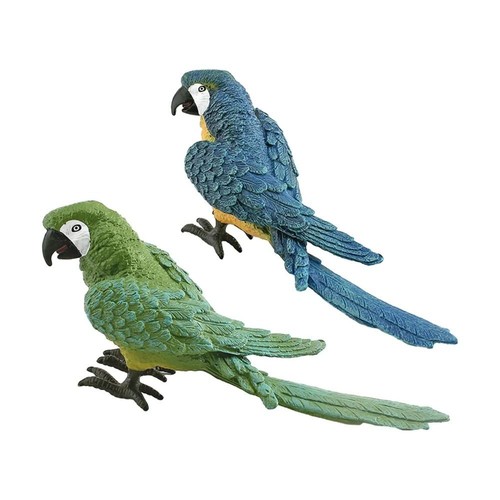 Jolie statue oiseau sculpture animale créative vendu artisanat modèle perroquet artificiel cadeau