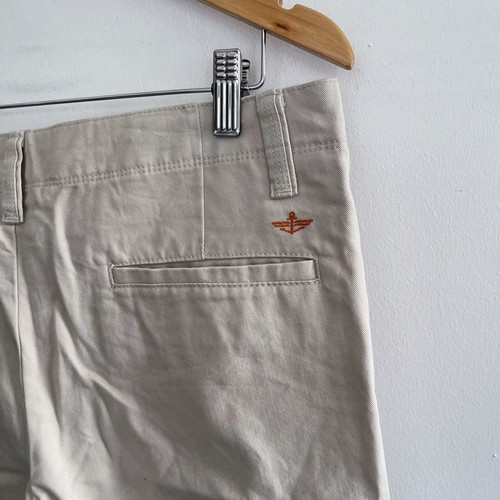 Dockers Mens Shorts Size 33 Bermuda Length Beige 100% Cotton - Picture 4 of 10