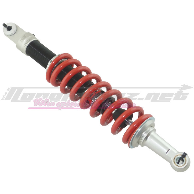 Amortisseur YSS Ecoline Derbi DRD 03-08 en acier haute résistance et finition chrome