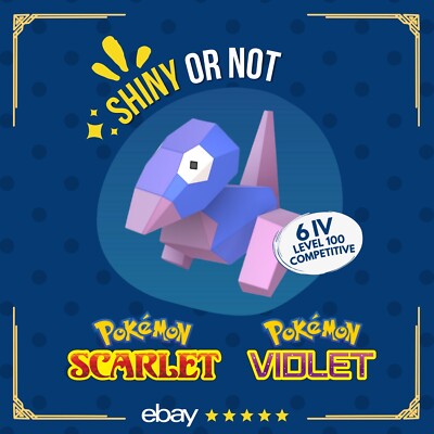 Porygon Shiny or Non   6 IV Competitive Customizable Pokémon Scarlet Violet