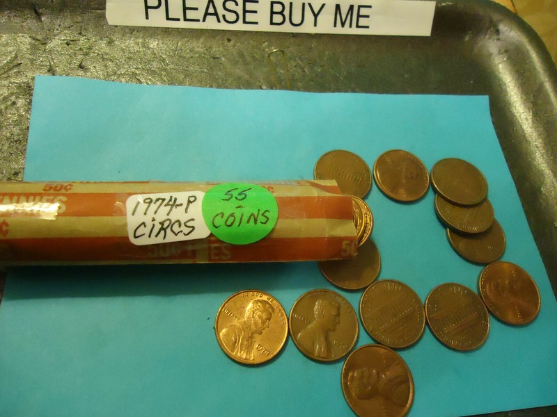 1974-P ROLL OF PENNIES   **    C/S & H