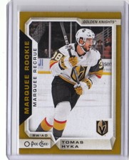 18/19 2018/19 O-Pee-Chee Glossy Gold Rookie #537 Tomas Hyka Golden Knights