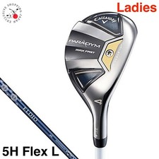 Callaway Golf Damas PARADYM MAX FAST Mujer Utilidad Híbrido 5H 24° 2023 Flex L