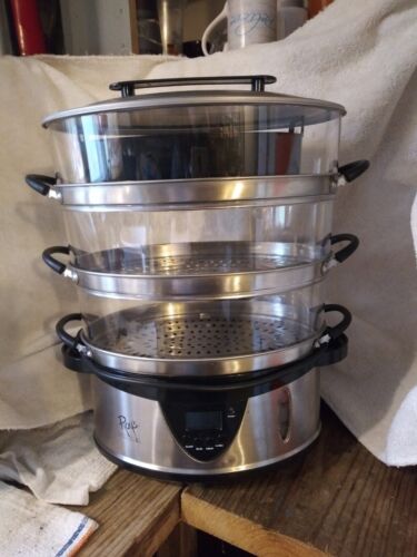 ROY'S FOOD STEAMER 3-TIER. 750 Watts - Picture 1 of 12