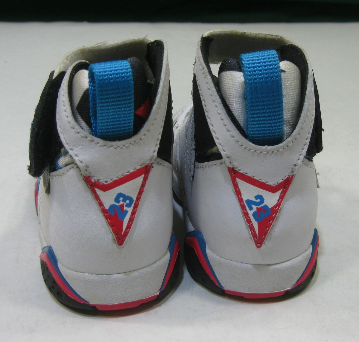 Jordan Retro (Td) 304772-105 White/Orion Blue-Black-Inf Toddlers