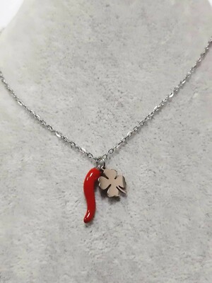 2pcs Collana con catena con Le caratteristiche dell'amuleto di denaro