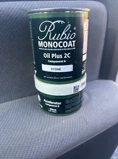 Rubio Monocoat Oil Plus 2C STONE  Interior Wood Stain & Finish 350 Milliliters