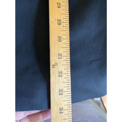 JONES NEW YORK Mens 44L Black 100% Wool 2 Piece Tuxedo Suit W/ Dress Pants 34x30 - Picture 14 of 16