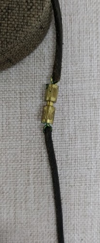 Collana vintage anni 60 avorio ,bianca e nera cm 58 - Foto 4 di 4