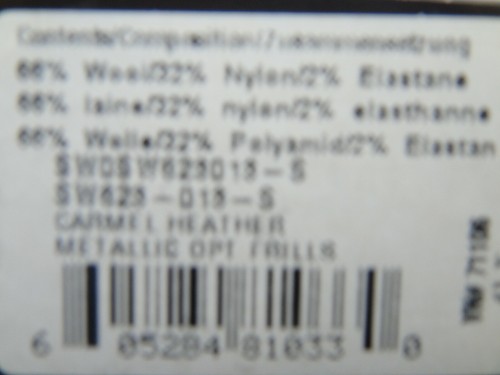 Smartwool Lifestyle METALLIC OPTIC FRILLS Caramel Heather Ultra Light Cushion S - Picture 5 of 11