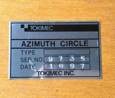 TOKIMEC Azimut Kreis Hergestellt In Japan