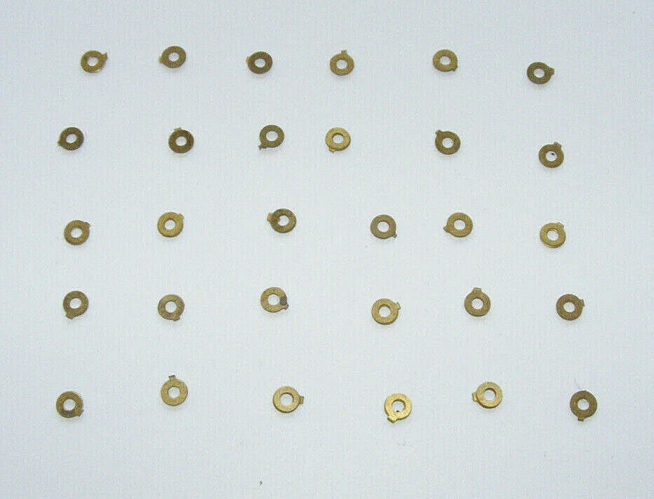 30 Stück HO Dampflok Steuerungsteile Distanzscheiben Rad - Treibstange Konvolut - Bild 2 von 4