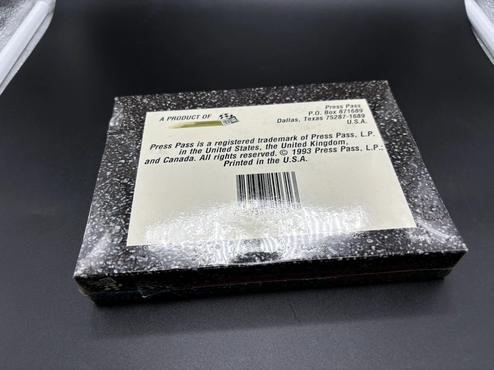 1993 Inaugural Press Pass Preview Racing Card Collection Sealed (Small Tears) - Image 2 of 4