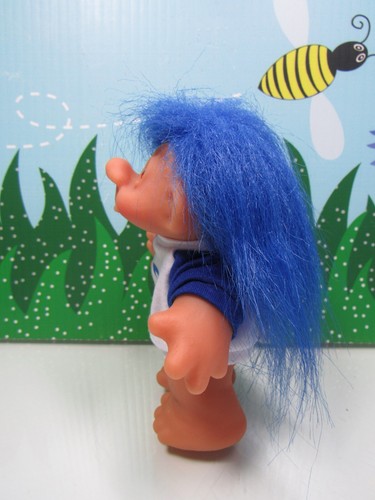 1986 B MY LUCKY BINGO TROLL - 5" Dam Troll Doll - NEW IN OPEN BAG - Picture 6 of 10