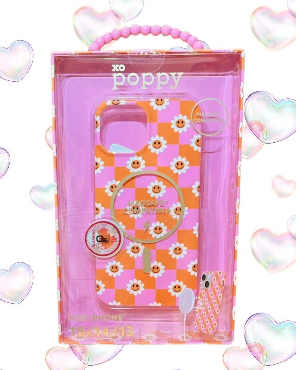 XO Poppy for IPHONE 15/14/13 Daisy Simely Face Emoji Phone Case