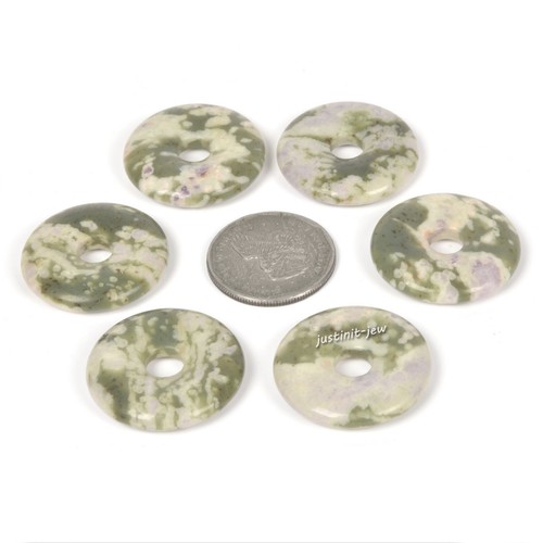 30mm donut beads gemstone bead jewelry making pendant peace buckle - Picture 121 of 167