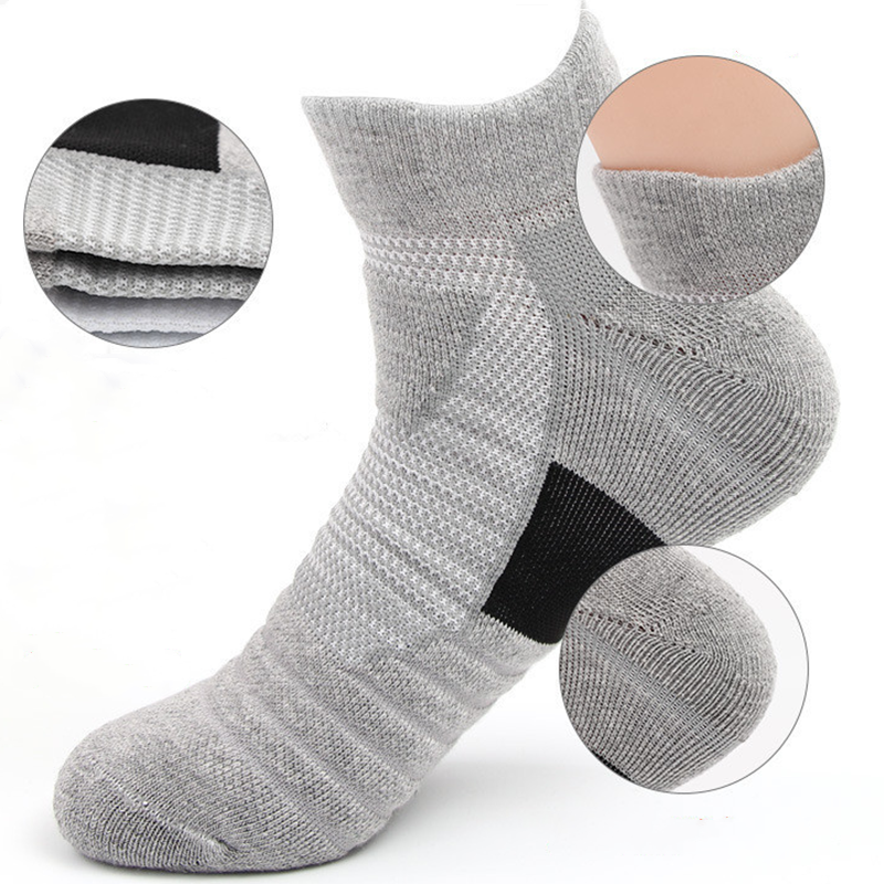 6Pack Men Performance Cotton Cushion Ankle Crew Athletic Hiking Work