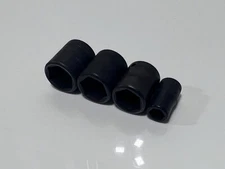 Snap-On Tools USA 4pc 1/4” Drive Metric Shallow Impact Socket Set, 6 Point, NOS