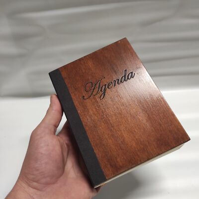 Customizable Wooden Perpetual Agenda Mod. Perpetual23