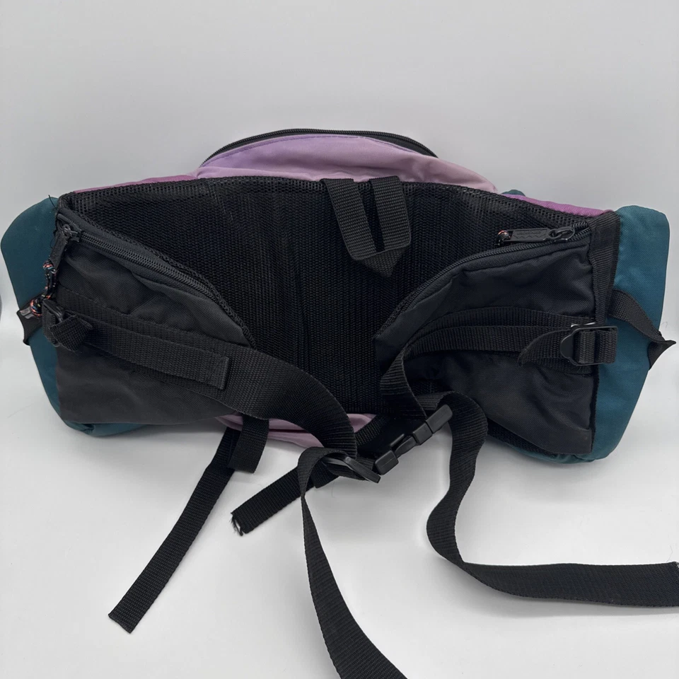 Riñonera retro vintage de senderismo Stansport portador de doble botella (púrpura/verde azulado) Foto 2 de 4