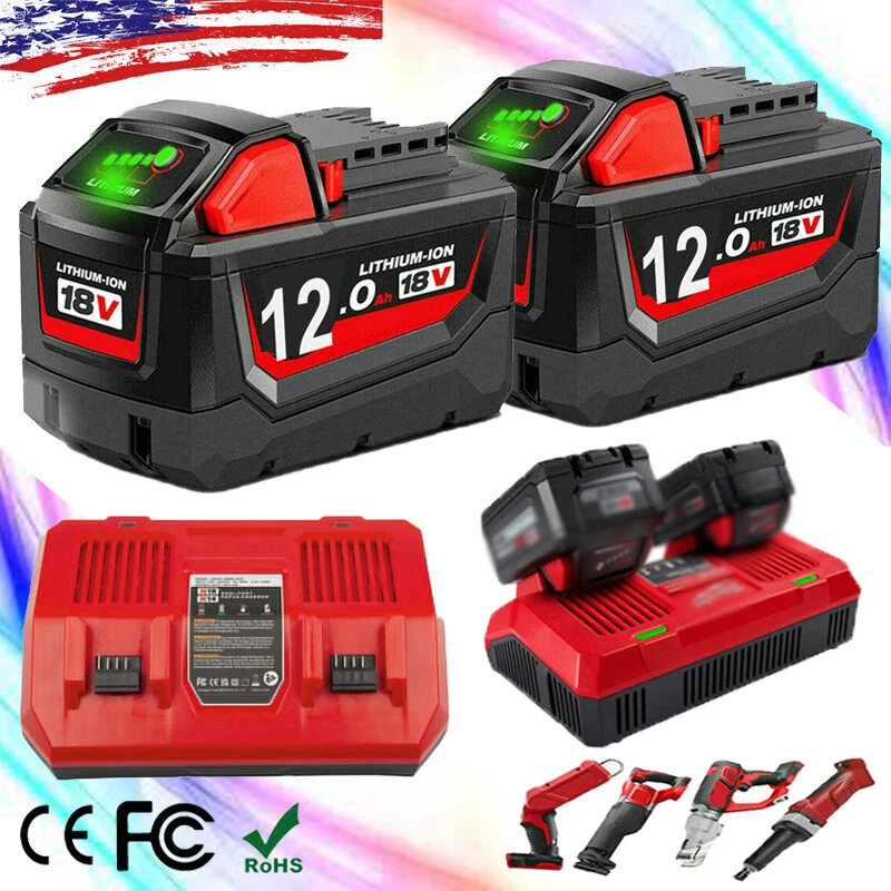 M18 12.0 2 pack deals