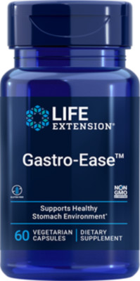 TAKE OFF $14 NOW! TWO PACK MEGA SALE Life Extension Gastro-Ease 60 caps