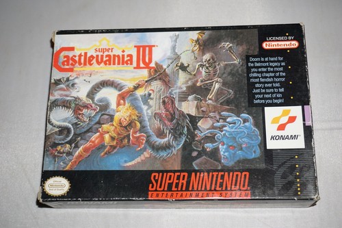Super Castlevania IV (Super Nintendo SNES) complet en boite avec carte Reg CIB