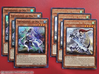 Yugioh Swordsoul Tenyi Deck 55 Cards Spirit Suruya Mo Ye Protos Tournament  Ready | eBay