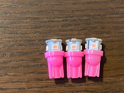 3 New Purple 8V Wedge Lamp LED Light Bulbs for Pioneer Project/One Receiver