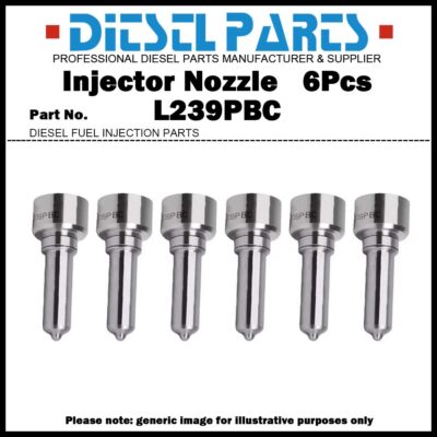 その他 puwel 6Pcs Fuel Injector Nozzle L239PBC for Volvo D16 20564930