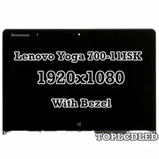 11.6" LCD LED Display Touch Screen Assembly Bezel For Lenovo Yoga 700-11ISK 80QE