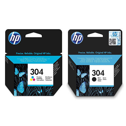 HP 304 Original Druckerpatrone Schwarz/Farbig für HP Deskjet und HP ENVY