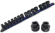 PRO 14pc 3/8" Drive Nano Low Profile Impact Socket Set METRIC New