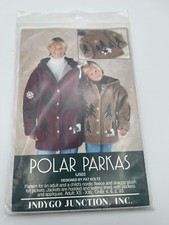 Indygo Junction Polar Parkas Pattern IJ503 Adult and Child Fleece Hooded Jacket
