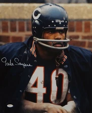Gale Sayers Reproduction signed archival quality photo 01
