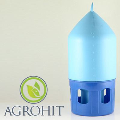 Taubentränke 7l mit Tragring PVC Brieftauben-Tränke, Blau,Geflügeltränke 7 l