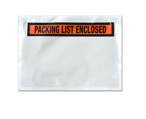 Packing List Pouches Shipping Label Panel/Full Face Enclosed Envelopes Adhesive - Picture 4 of 6